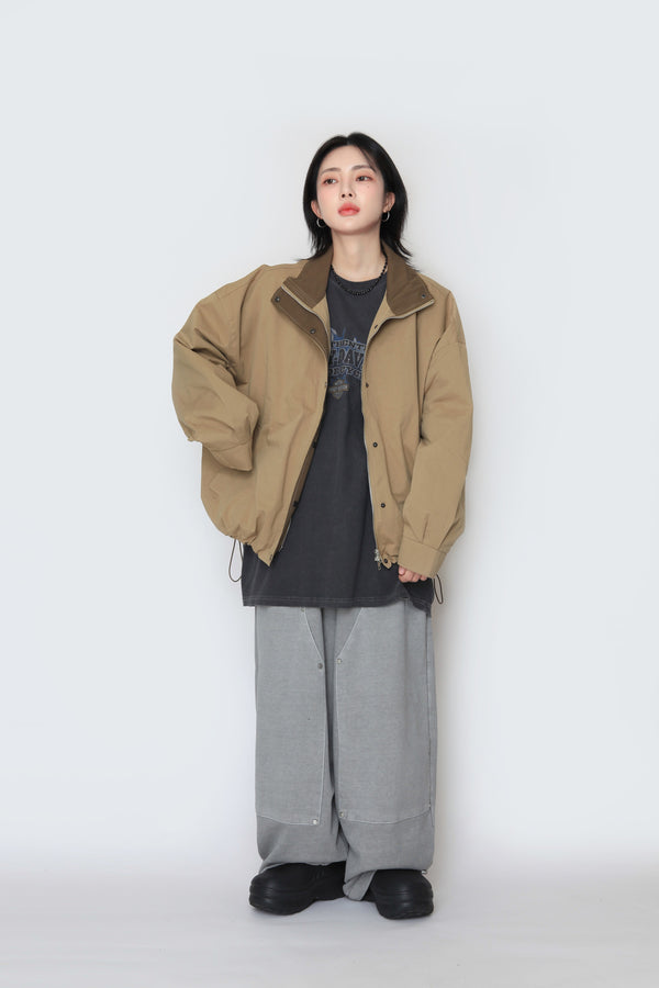 Porter color high neck jacket