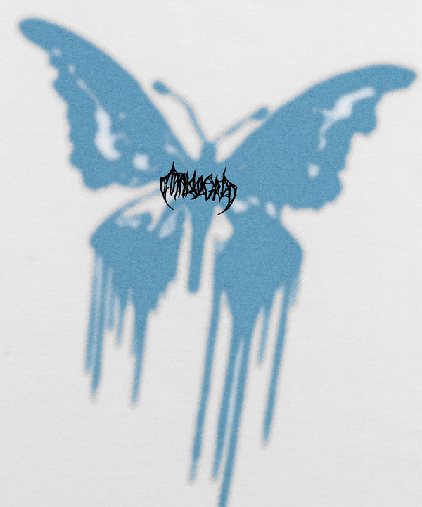 BUTTERFLY GOTH CROP TEE