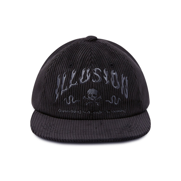 Illusion Corduroy Cap Black