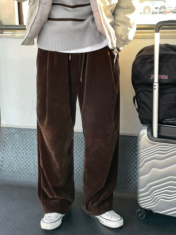 Ronnie corduroy banding pants