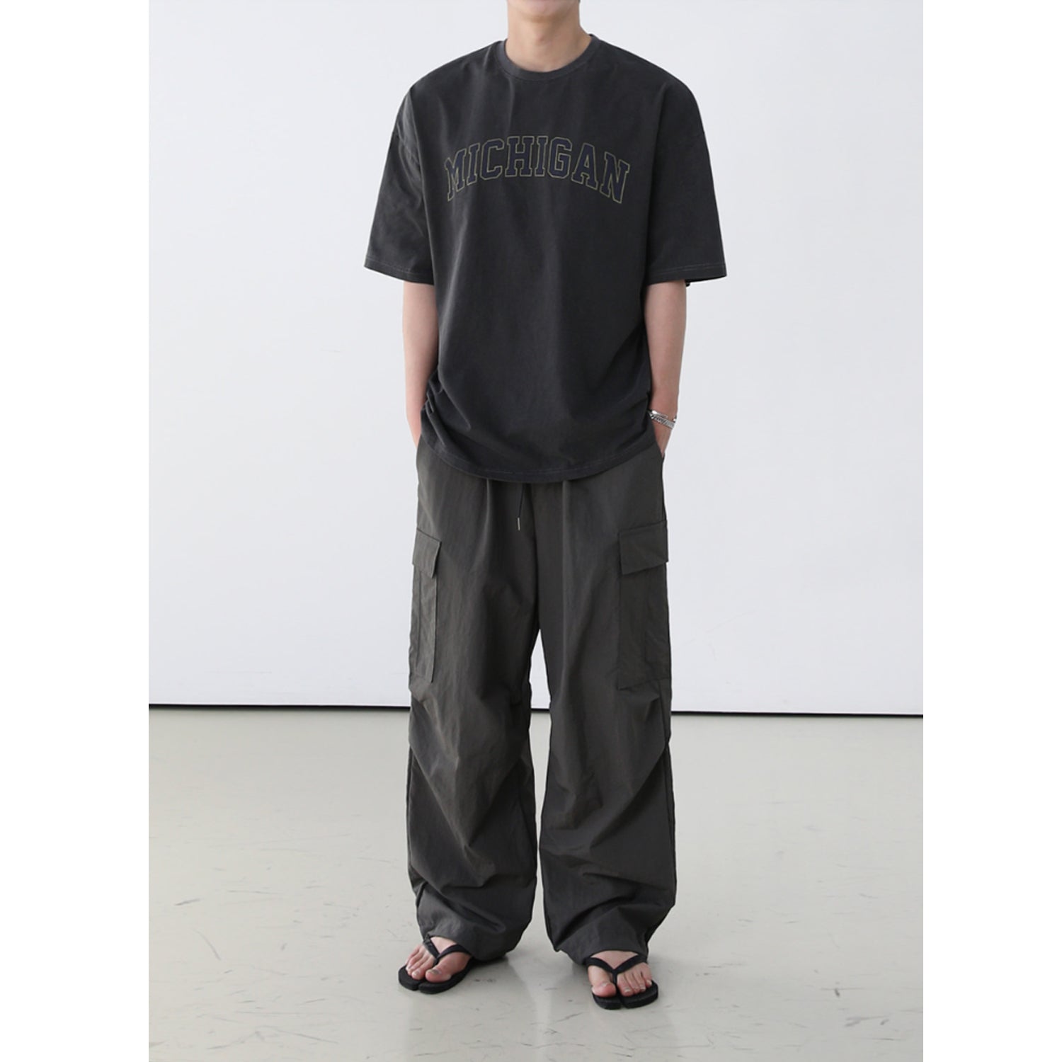 NYLON STRING CARGO PANT'S