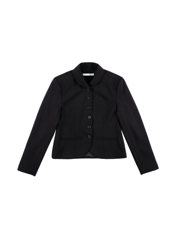 CLASSIC ROUND JACKET (BLACK)