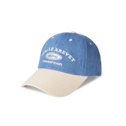 LE AREVEY ARCHIVE BALLCAP DENIM/IVORY