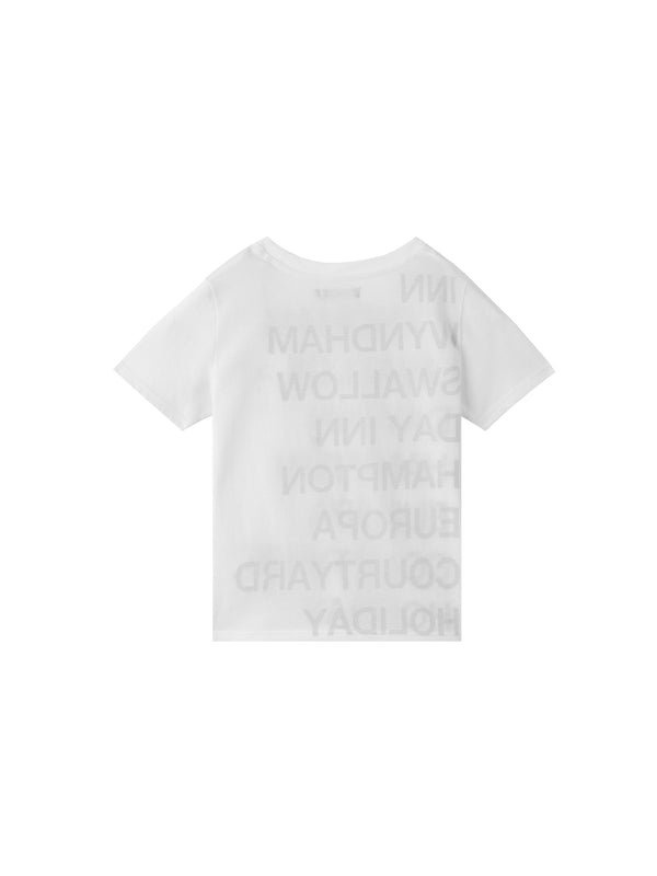 1/2 HIGHWAY INN TEE (WHITE/BLACK)