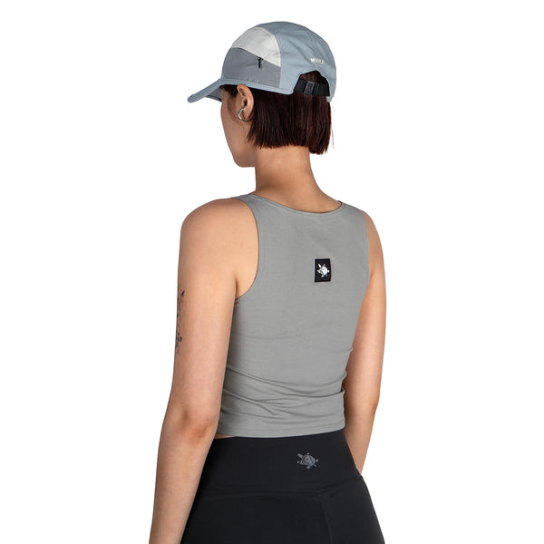 BLACK TAPE 2WAY SLEEVELESS - STONE GREY