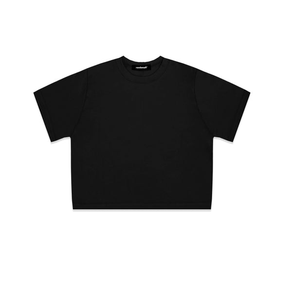 PLAIN CROP T-SHIRT [4COLOR]