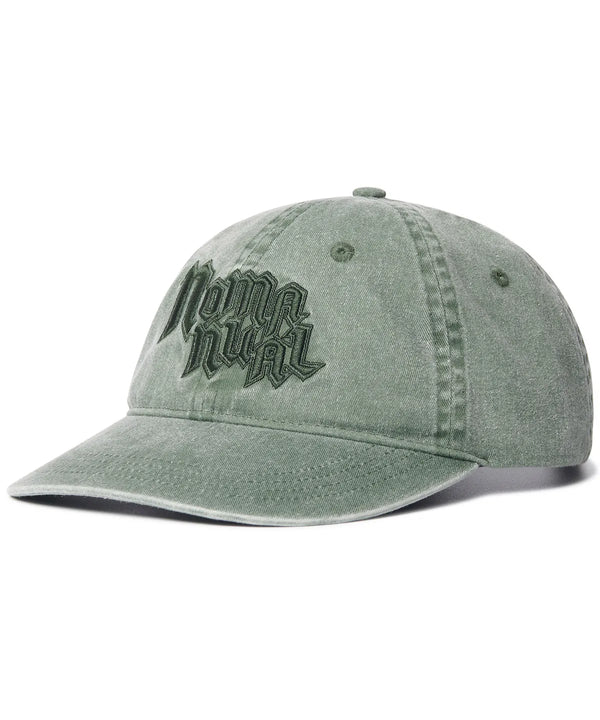 ポインティドロゴボールキャップ - ウォッシュドカーキ