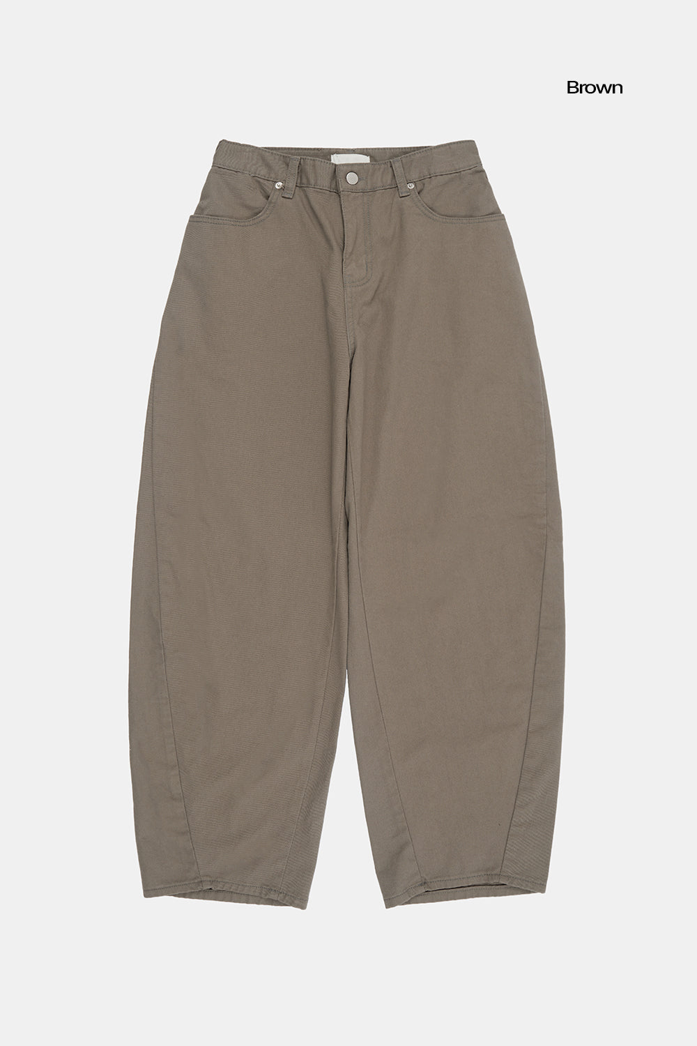 D-line balloon wide cotton pants