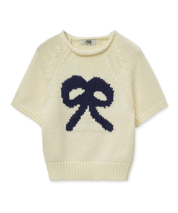 ribbon knit (ivory)