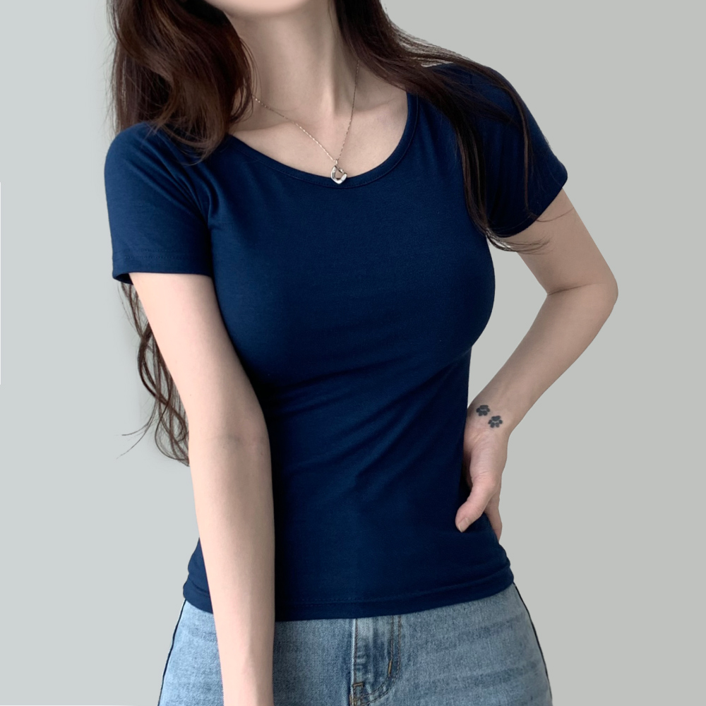 Paw Round Plain T-Shirt