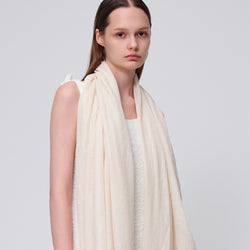 IRN scarf_ivory