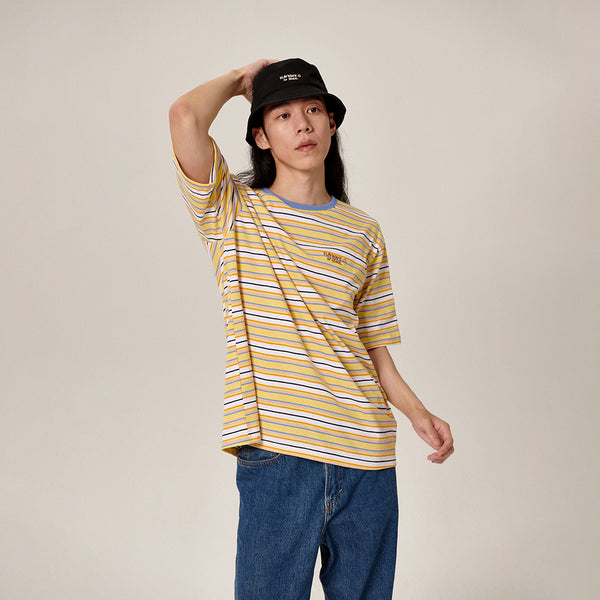 Dazzy Stripe T-Shirt Yellow