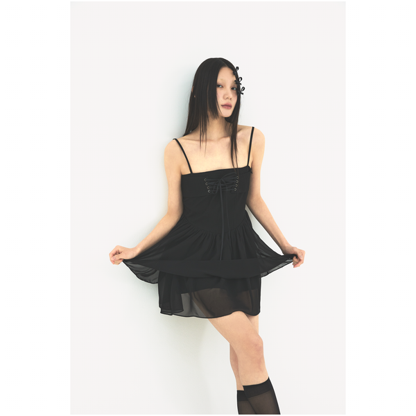 Bustier dress Black