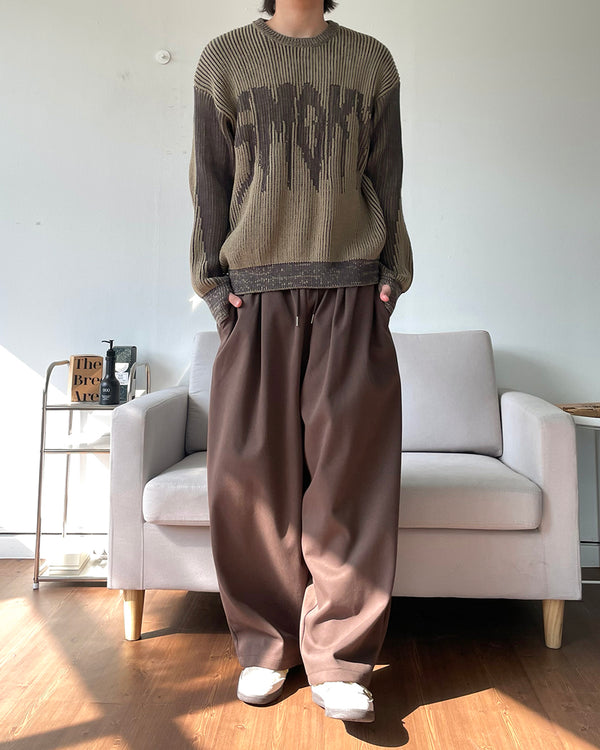 Pintuck Balloon Sweat Pants