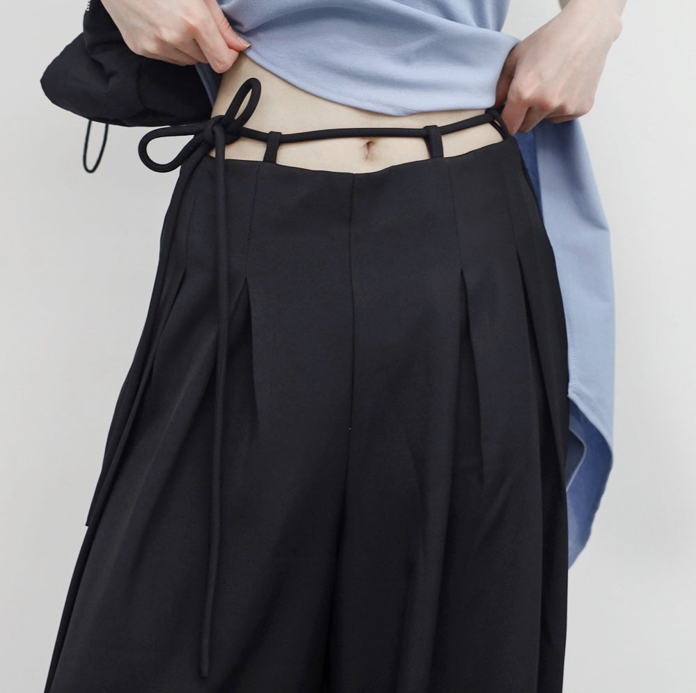 [NONCODE] Mirazoo Strap Wide Pants