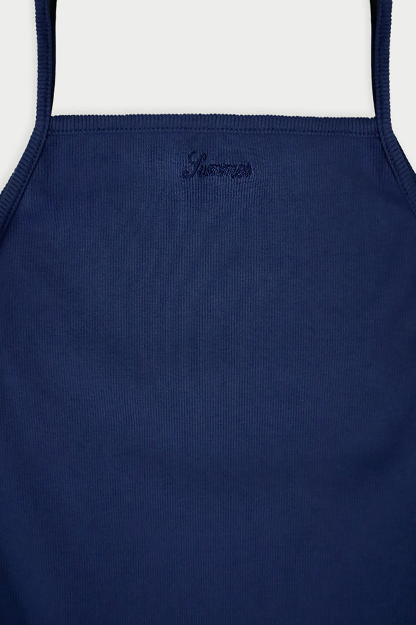 Joy sleeveless top_navy