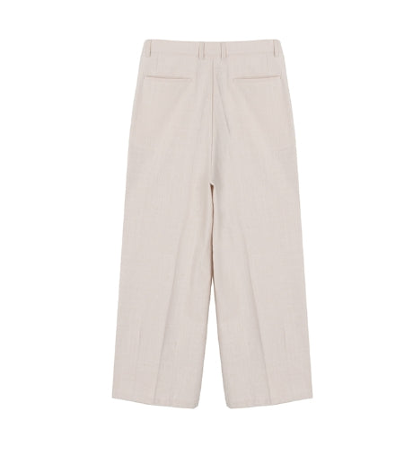 Monette linen wide pants