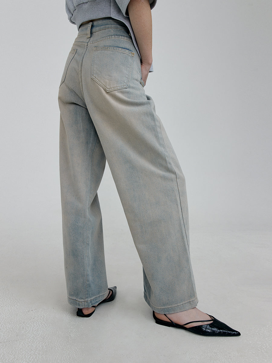 INSSI two-tone demin pants [blue]