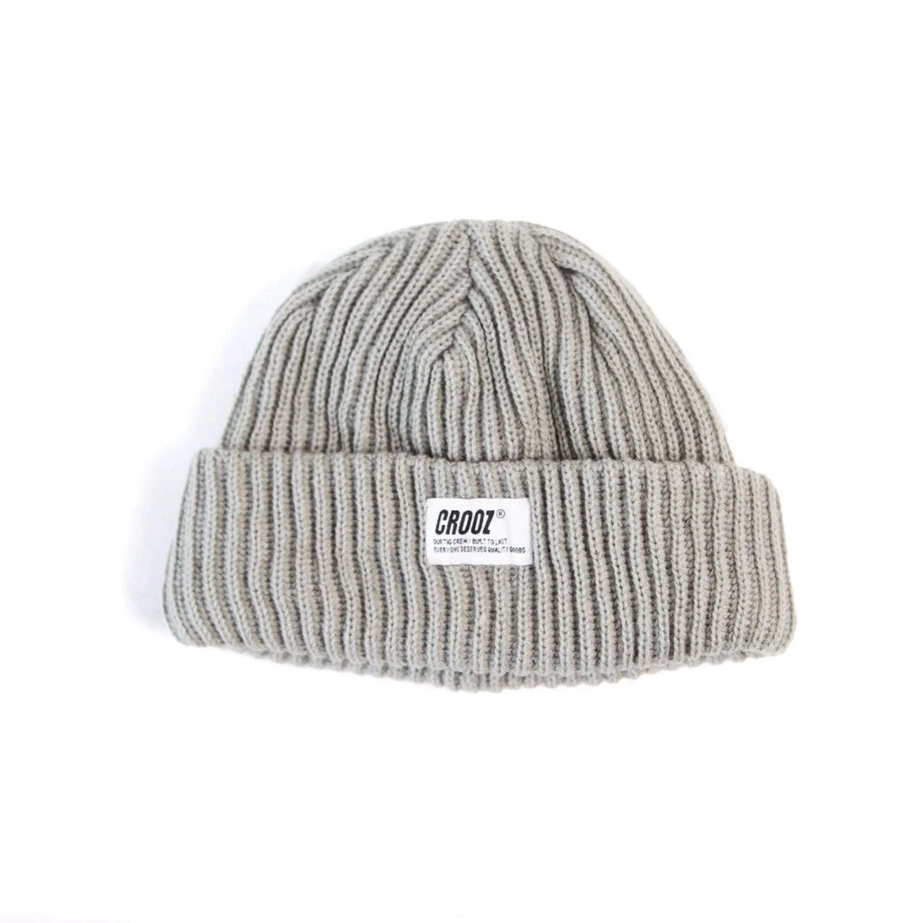 NEUE | CROOZ Identity Woven Beanie Cap | Light Grey - Crooz NEUE | CROOZ Identity Woven Beanie Cap | Light Grey - Crooz