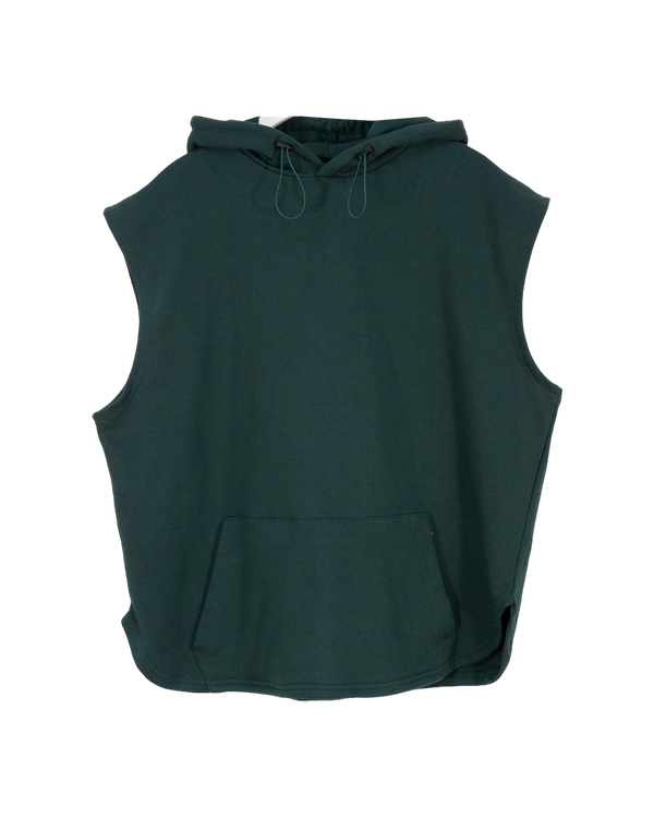 String Cotton Hood Vest