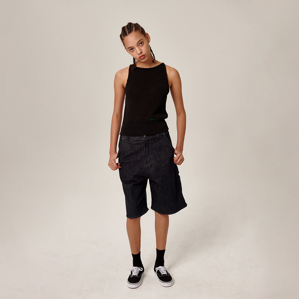 Onu Knitted Sleeveless Black