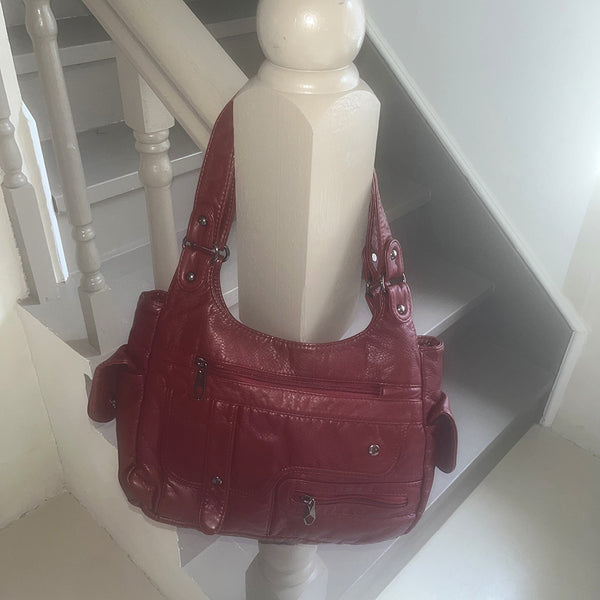 Covill Vintage Flap Leather Shoulder Bag