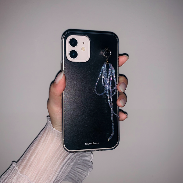 blue jellyfish case - black