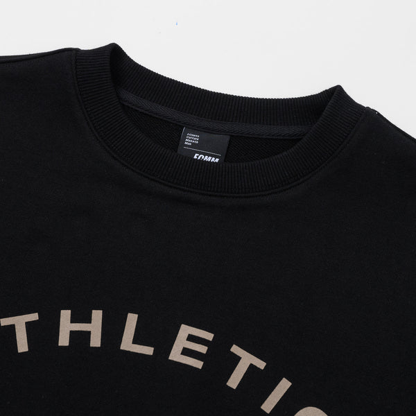 ATHLETIC RETRO SWEATSHIRT - BLACK