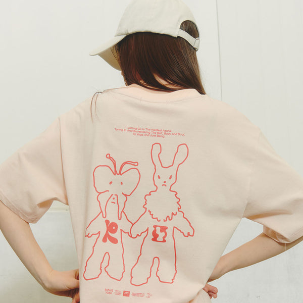 R.O. Alien T-shirt [LIGHT PINK]