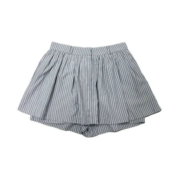Daddy Slip Stripe Blue Flare Shorts (2 colors)