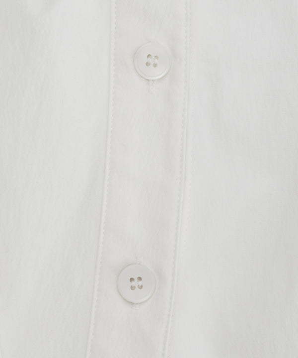 DOZI - Pinched Unbalance shirt _ WHITE