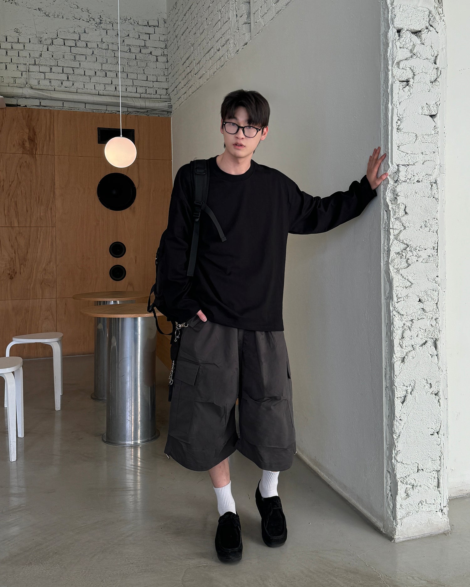 スーピマロングスリーブ(Black)