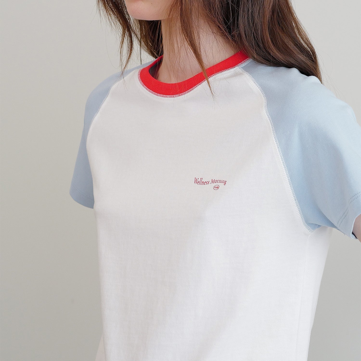 Sandy raglan t-shirt (sky blue)