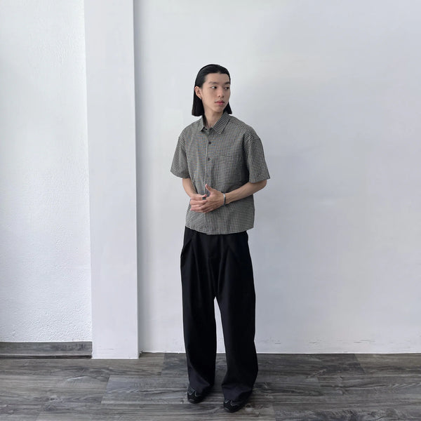 Fold-Line Suit Pants