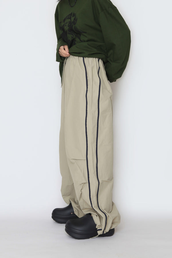 two-way track wide pants