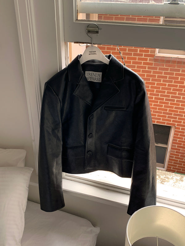 [MADE] Femme Leather Mini Jacket