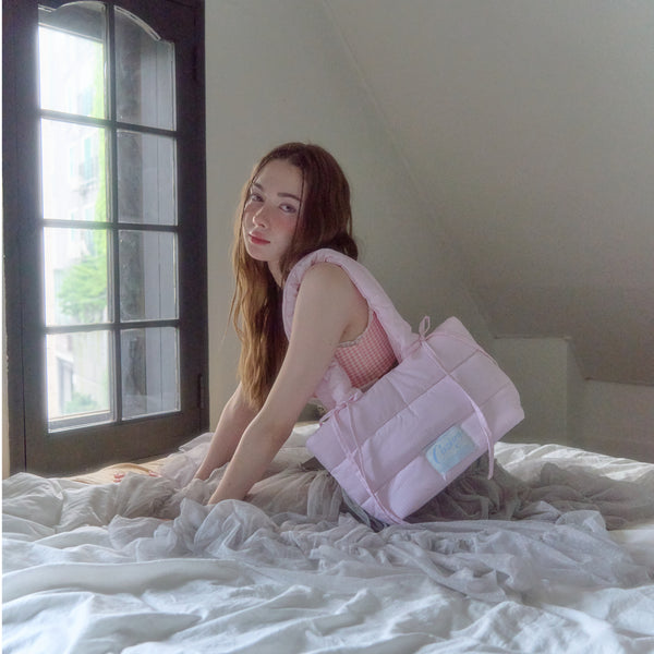 Pillow bag_pastel pink