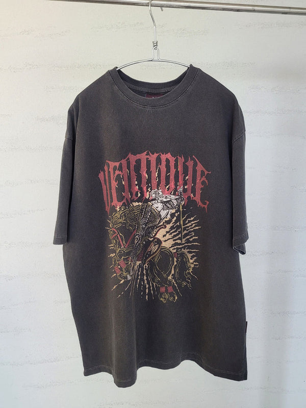 VENTIQUEピグレッドホースTシャツ 2color