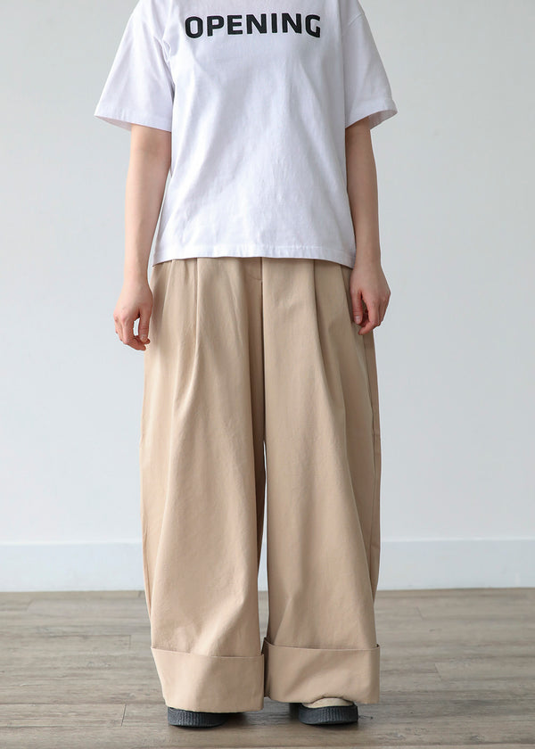  ISO ROLL-UP WIDE PANTS 