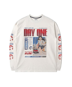 TL Day-1 Vintage Washed Long Sleeve (Ecru)