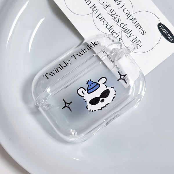 [AirPods] Blue pupu puppy hard case