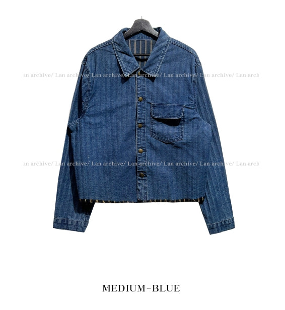 Rockins ST Crop Denim Jacket