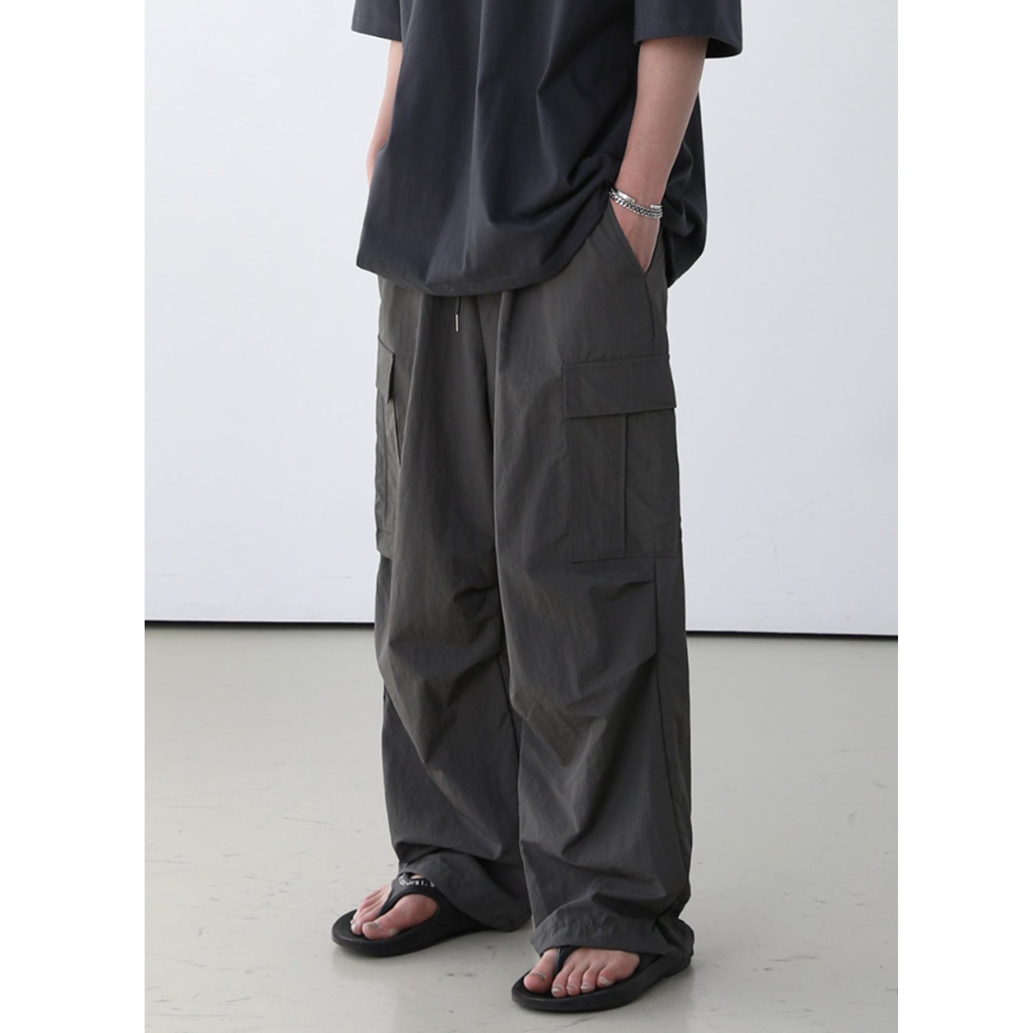 NYLON STRING CARGO PANT'S