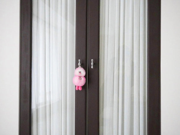 Cosymosy ミニバードキーホルダー - ストロベリーシャーベット