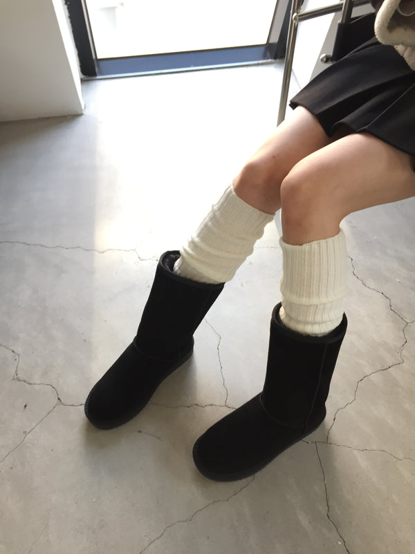 Half flatform ugg boots