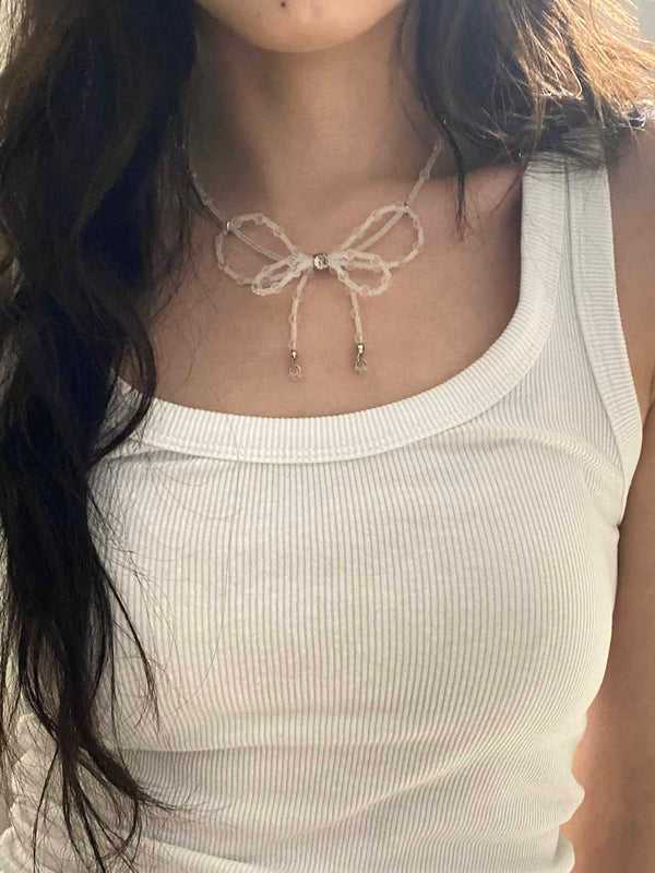 Twisted ribbons necklace