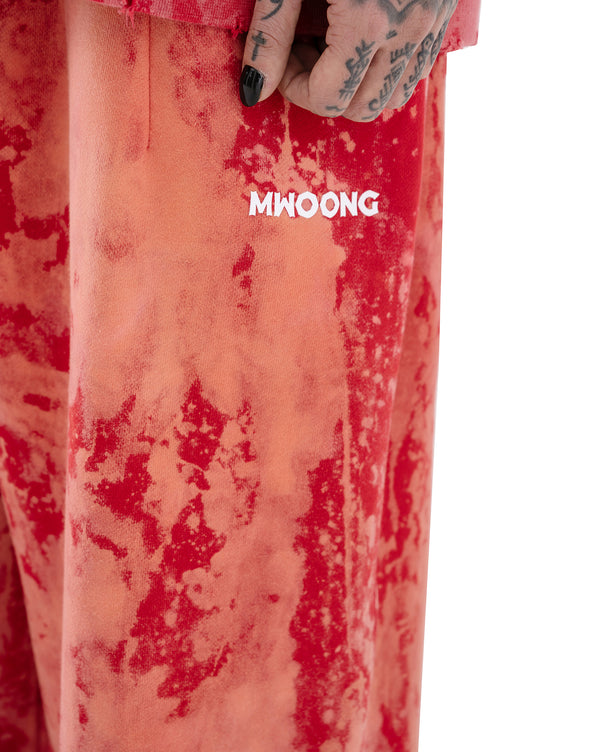 Mwoong Vintage Washing Balloon Pants(RED)