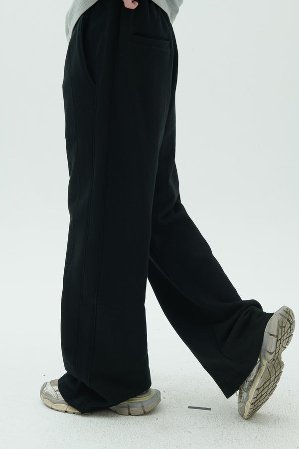 EGO FETCH Wide-leg Sweatpants Edgy Style