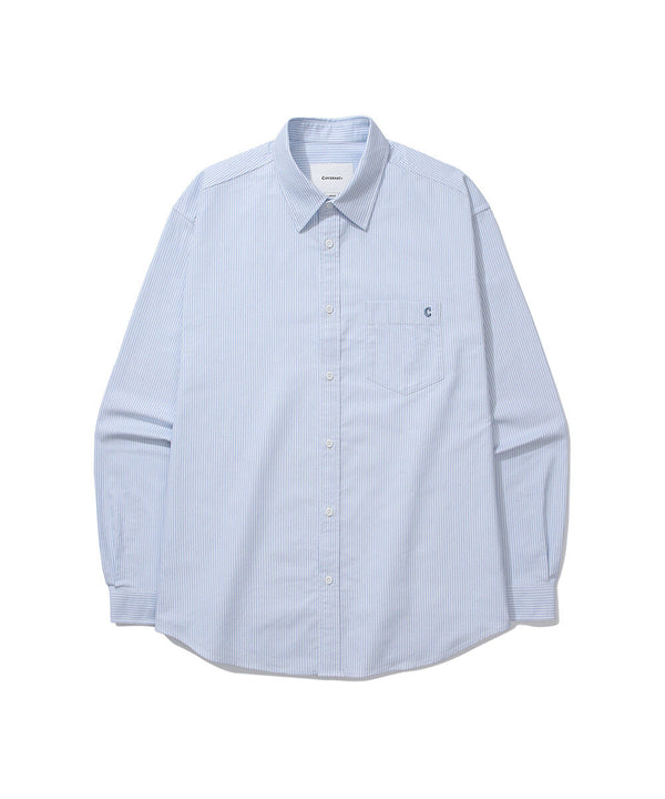 Oxford Stripe Shirt Blue