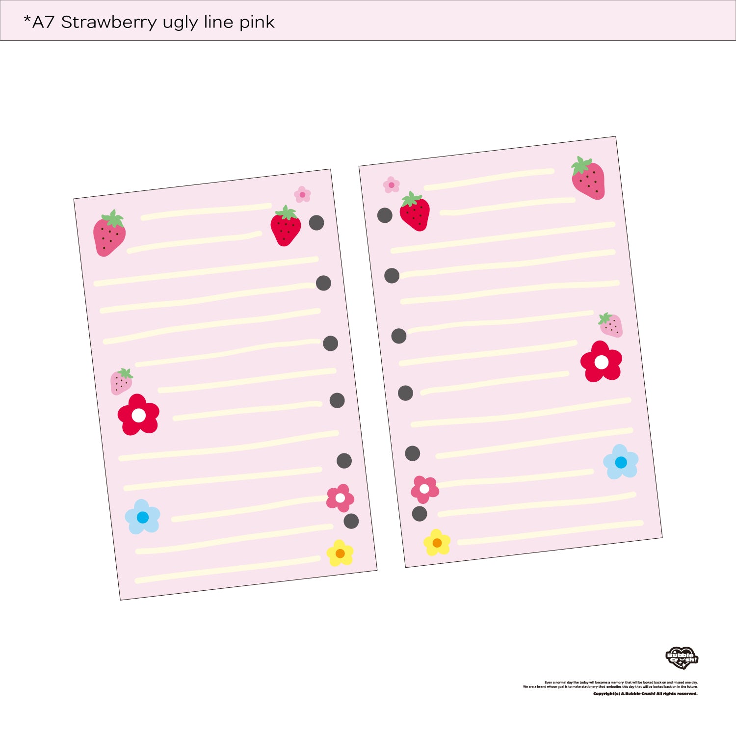 A7 strawberry refill set